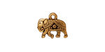 TierraCast Antique Gold (plated) Gita Charm 13x12mm