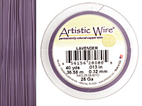 Artistic Wire Lavender 28 gauge, 40 yards