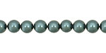 Marine Blue Shell Pearl Round 6mm