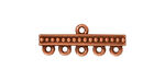 TierraCast Antique Copper (plated) Beaded 5-1 Link 10x26mm