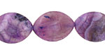 Purple Wave Agate Horse Eye 20x15mm