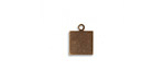Vintaj Natural Brass Square Tag Altered Blank 9x12mm