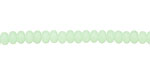 Opaque Seafoam Green Recycled Glass Rondelle 3x4mm