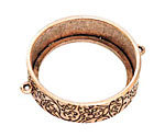 Nunn Design Antique Copper (plated) Grande Circle Open Bezel Link 42x35mm