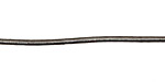 Gray (metallic) Round Leather Cord 1.5mm