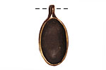 Green Girl Bronze Oval Bezel 14x28mm