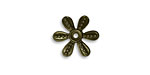 Vintaj Natural Brass Beaded Flower Washer 14mm