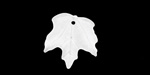 Matte Crystal Lucite Maple Leaf 18x19mm