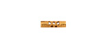 Stampt Antique Gold (plated) Filigree Tube 11x3mm