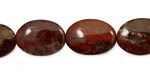 Red Pietersite Flat Oval 18x13mm