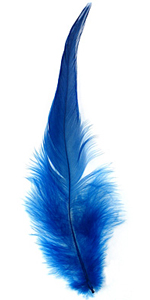 Royal Blue Neck Hackle Feather 100-152mm