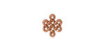 TierraCast Antique Copper (plated) Small Eternity Link 11x10mm