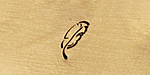 Feather Metal Stamp 6mm