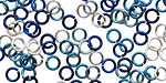 Ocean Mix Enameled Copper Round Jump Ring 4.5mm, 20 gauge