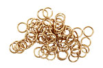Artistic Wire Non-Tarnish Brass Chain Maille Jump Ring 5.56mm, 18 gauge