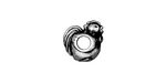 TierraCast Antique Silver (plated) Rooster Euro 8x12mm