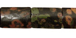 Black Leopardskin Jasper Thin Pillow 20x15mm