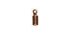 Antique Copper (plated) Fold Over Crimp End 11x4mm