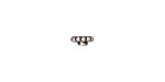 TierraCast Antique Silver (plated) Beaded BeadAligner 8mm