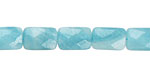 Amazonite Faceted Pillow 12x8mm