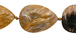 Palm Jasper Flat Teardrop 25x18mm