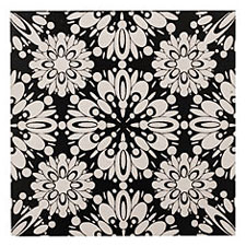 Lillypilly Black Kaleidoscope Anodized Aluminum Sheet 3"x3", 22 gauge