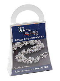 Weave Got Maille Simply Shimmer Shaggy Loops Bracelet Kit