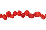 Coral Tumbled Nugget Drop 6-8x7-8mm