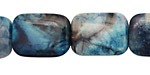 Brazil Blue Agate Thin Pillow 20x15mm