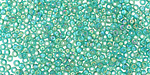 TOHO Transparent Rainbow Dark Peridot Round 11/0 Seed Bead