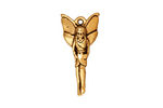 TierraCast Antique Gold (plated) Woodland Fairy 11x25mm