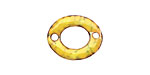 C-Koop Enameled Metal Buttercup Yellow Small Oval Link 18-20x15-16mm
