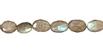 Labradorite Faceted Flat Oval 6-10x6-7mm