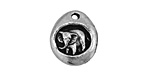 Green Girl Pewter Little Blessings Elephant Pendant 16x19mm