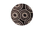 Lillypilly Black Dandelion Anodized Aluminum Disc 25mm, 22 gauge