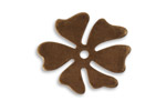 Vintaj Natural Brass Hawaiian Flower Altered Blank 25x27mm