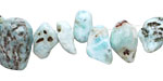 Larimar Chip Drops 7-11x7-14mm