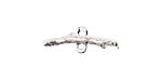 Nunn Design Sterling Silver (plated) Stacking Twig Connector 24x8mm