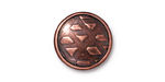 TierraCast Antique Copper (plated) Rock & Roll Snap Cap 18mm
