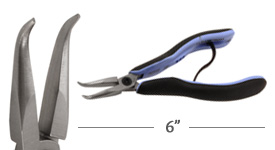 Lindstrom RX Bent Chain Nose Pliers