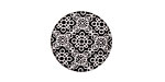 Lillypilly Black Baroque Anodized Aluminum Disc 19mm, 22 gauge