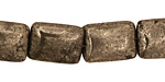 Golden Pyrite (silver tone) Thin Pillow 16x12mm