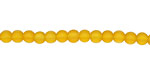 Lemon Recycled Glass Round 4mm
