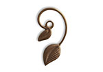 Vintaj Natural Brass Tanglewood Charm 27x20mm