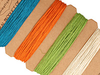 Bright Hemp Twine 10 lb, 42 ft x 4 colors