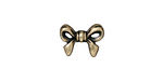 TierraCast Antique Brass (plated) Bow Bead 10x14mm