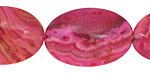 Ruby Crazy Lace Flat Oval 30x20mm