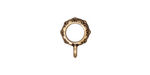 TierraCast Antique Gold (plated) .25 ID Oasis Bail 4x13mm