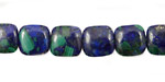 Azurite Malachite Puff Square 10mm