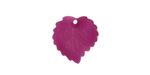 Matte Dark Amethyst Lucite Ivy Leaf 16mm